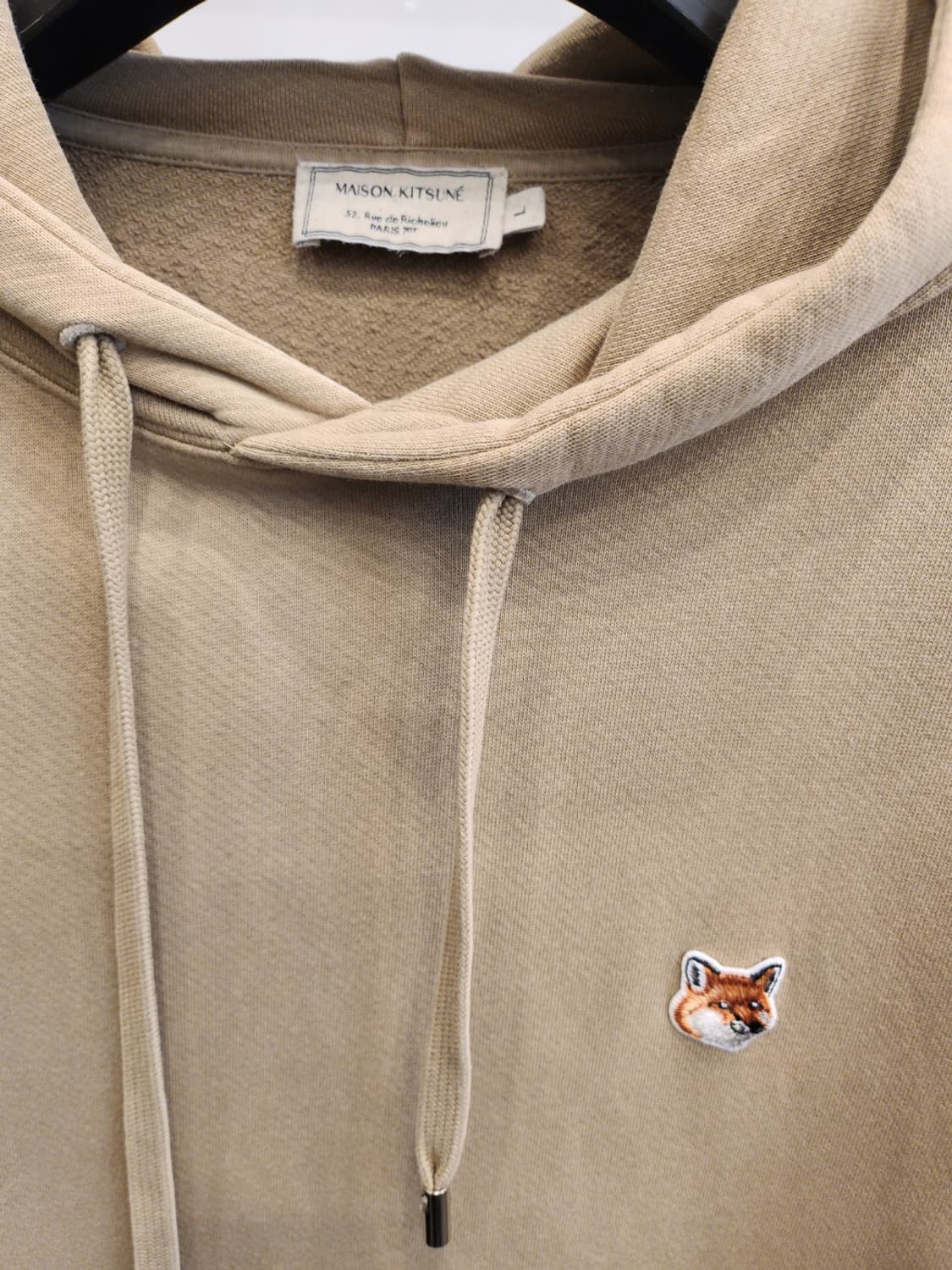 메종키츠네 폭스헤드 후드티L 상품이미지3