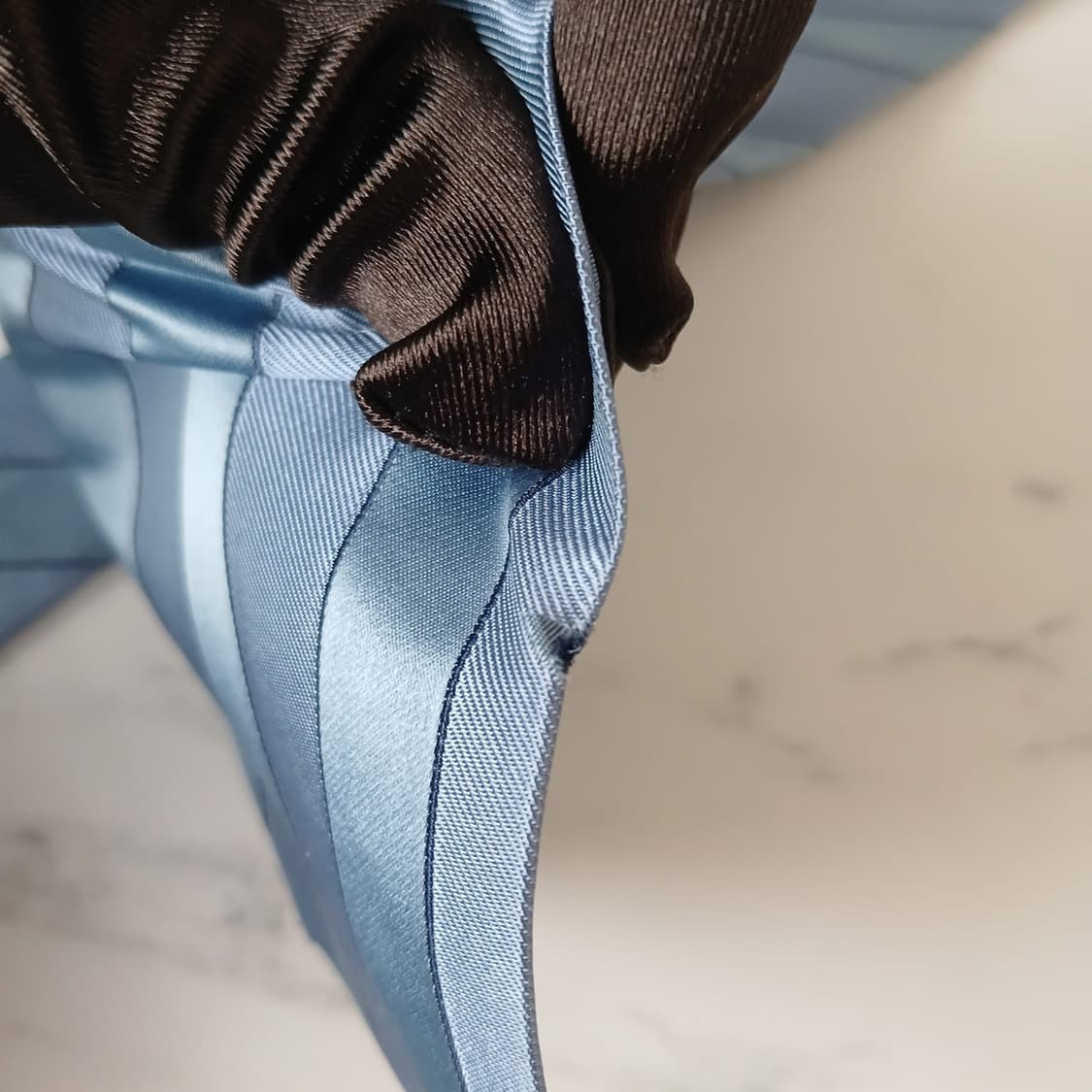 휴고보스 실크 블루 스트라이프 넥타이 9cm A~B등급 E892
 상품이미지10