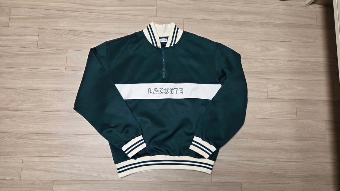 라코스테 헤리티지 아노락 반집업 스웻 셔츠  상품이미지2