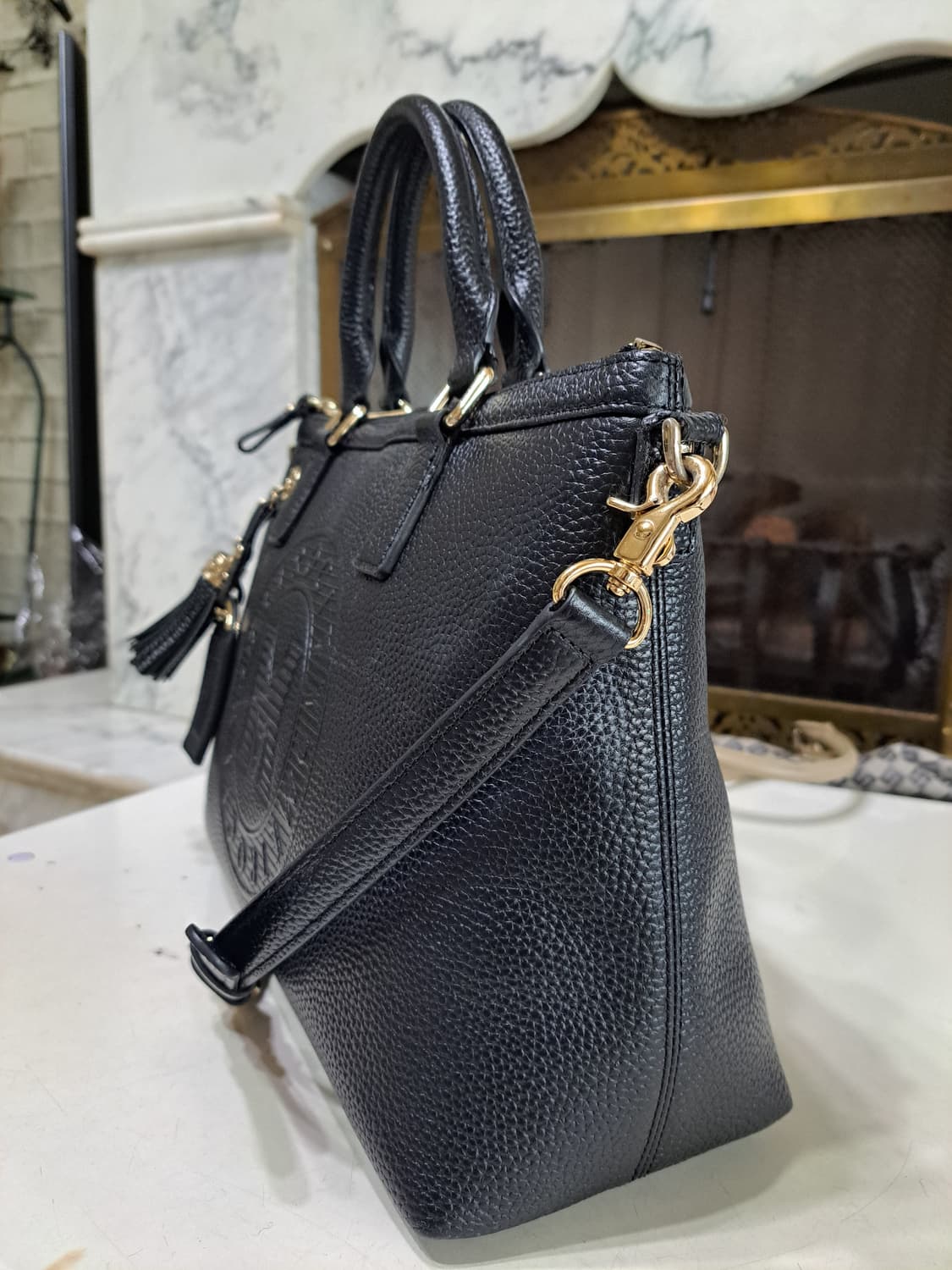 메트로시티 블랙 토트& 숄더백 상품이미지4