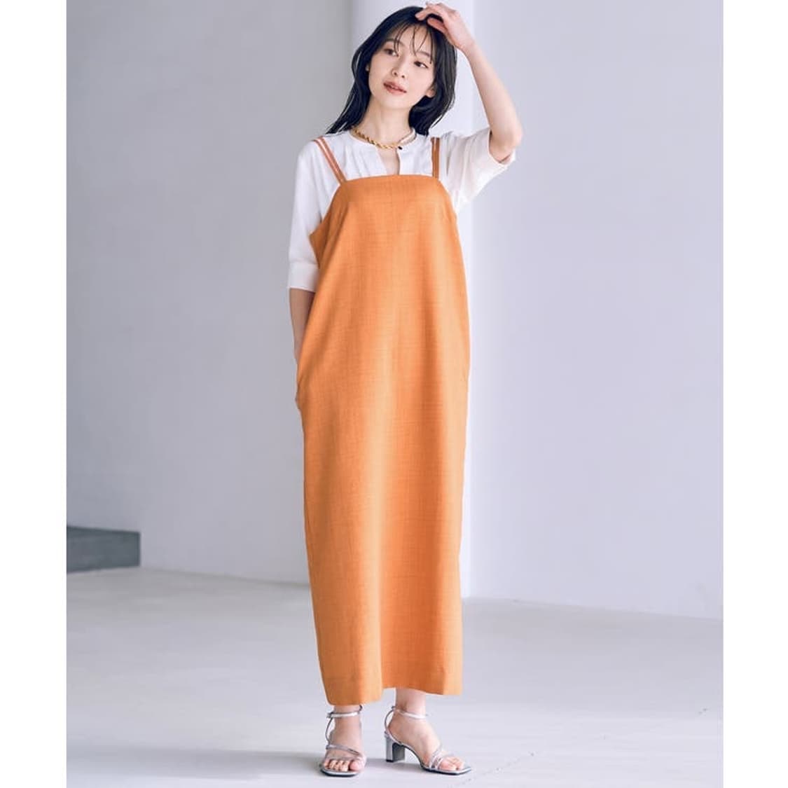 일본 브랜드 VIS 린넨 원피스 상품이미지2