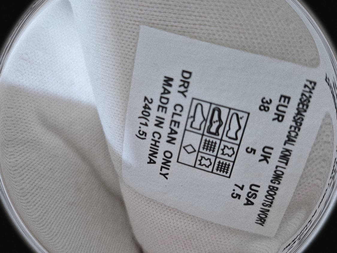 Vintage Calf-Hair Fur knit Boots 상품이미지4