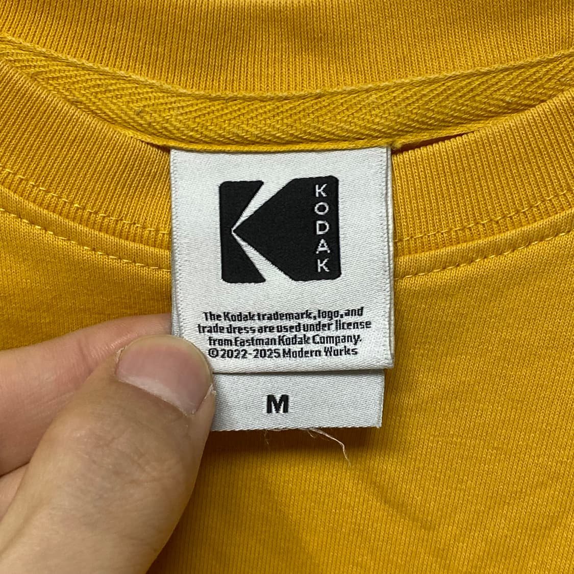 코닥 로고 반팔 티셔츠 M 상품이미지4