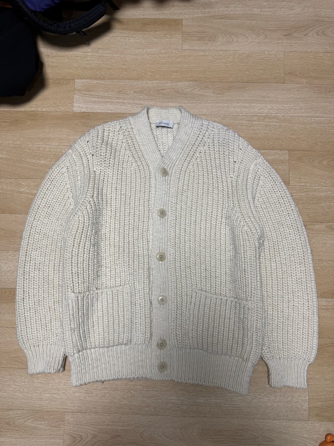 르메르 청키가디건 아이보리 M 상품이미지4