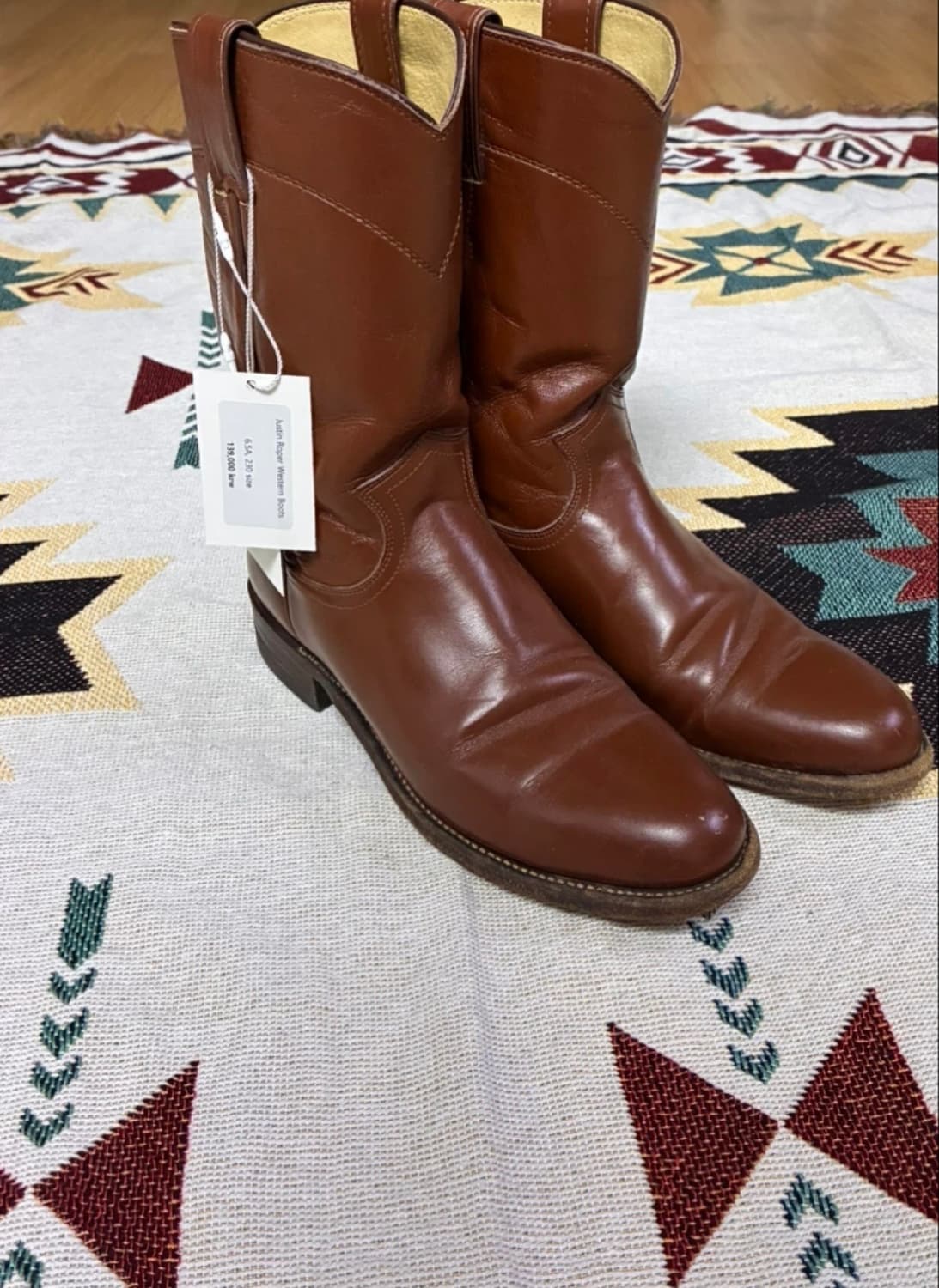 빈티지 Justin Roper Western Boots / 230 상품이미지2