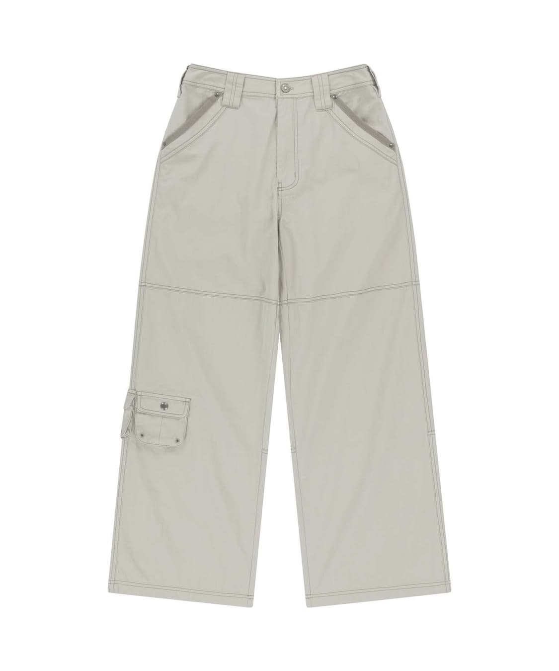 SNAP WORK PANTS LIGHT BEIGE 상품이미지1