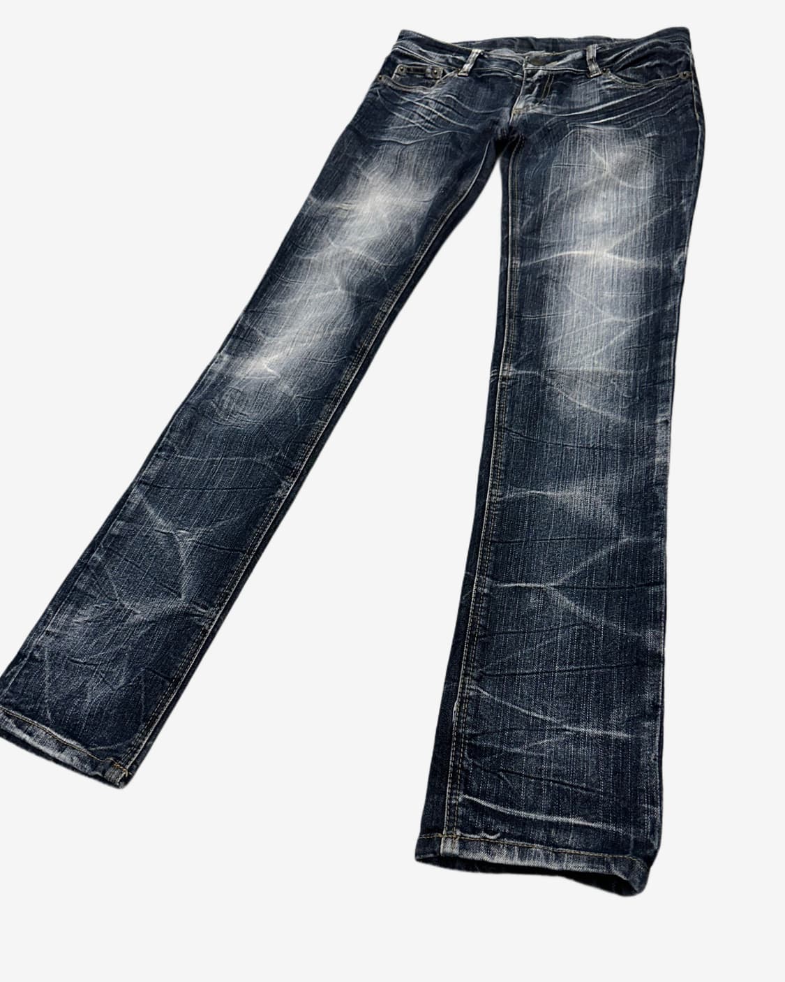 wrinkle fade low-rise slim jean 상품이미지3