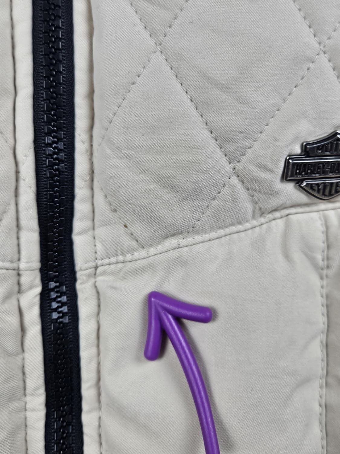 할리데이비슨 모터 바이커 패디드 푸퍼 자켓 ( XS ) / 10544 상품이미지7