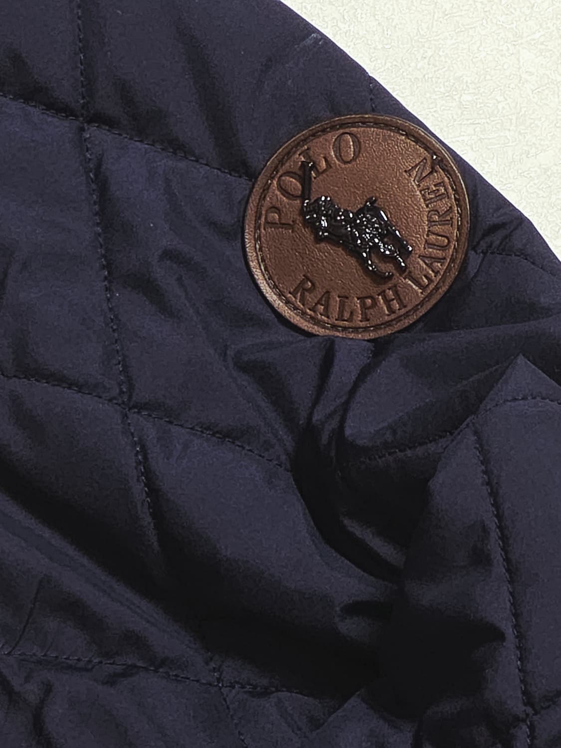 폴로 랄프로렌 퀼팅 자켓 네이비 S 상품이미지3