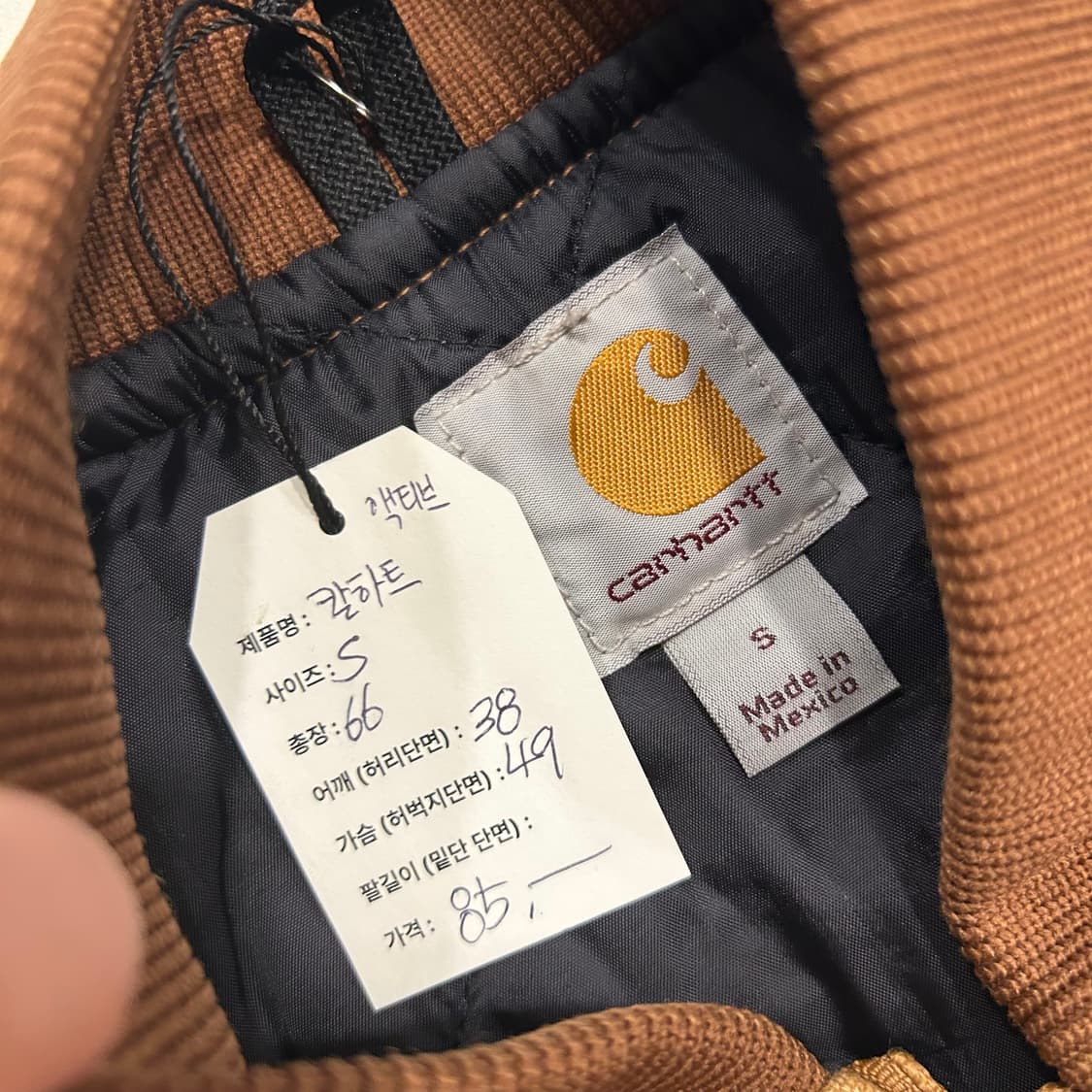 [S] 칼하트 액티브 브라운 워크 베스트 B148 상품이미지5