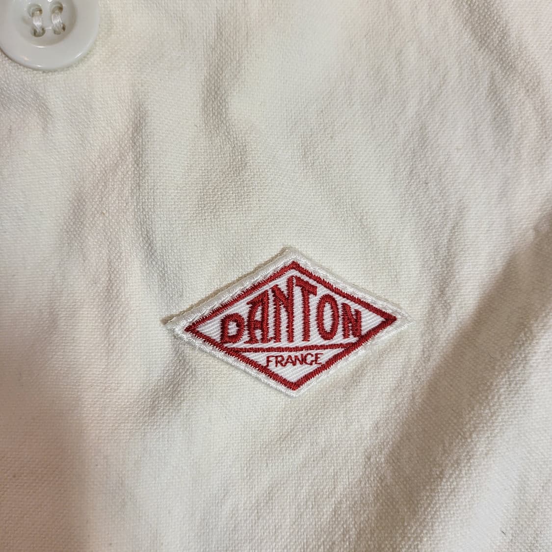 단톤(DANTON)브레스티드 코튼 자켓 (36) made in Japan 상품이미지4