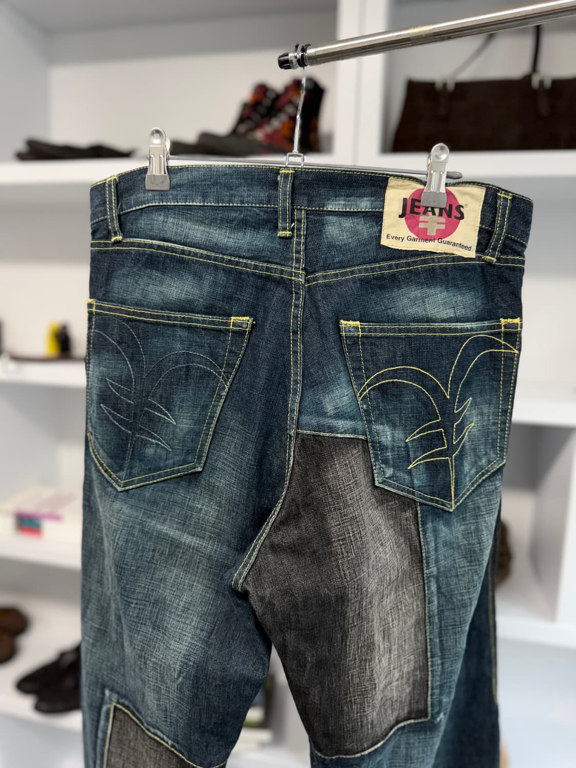 yen jenas 패널 데님 팬츠 상품이미지5