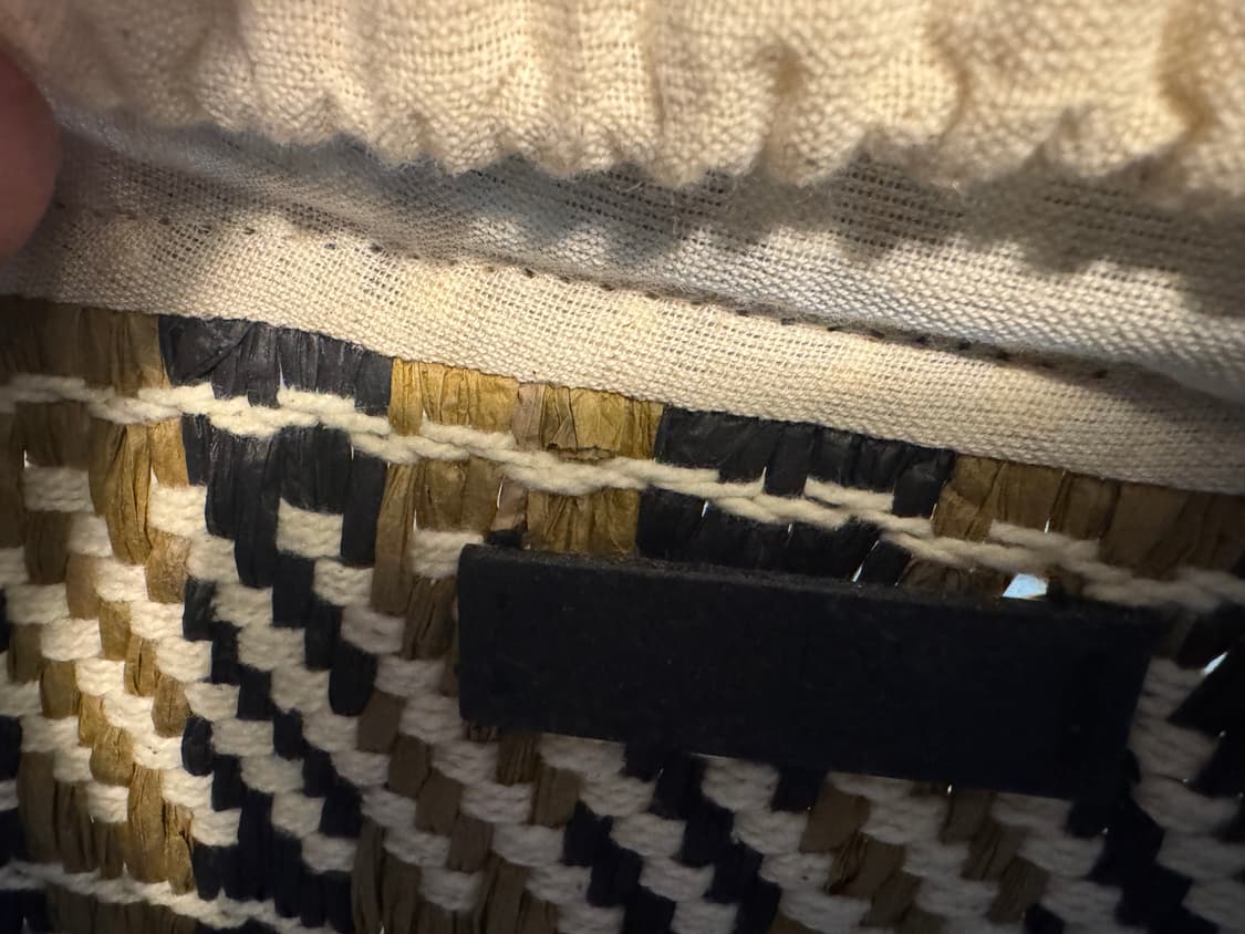 자라 zara 라탄소재 토트백 상품이미지5