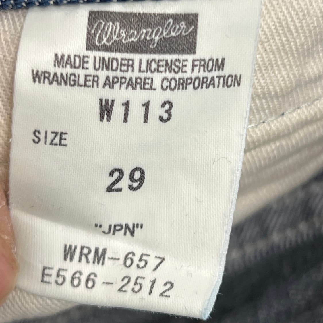 랭글러 레귤러 스트레이트 데님 팬츠 29 상품이미지9