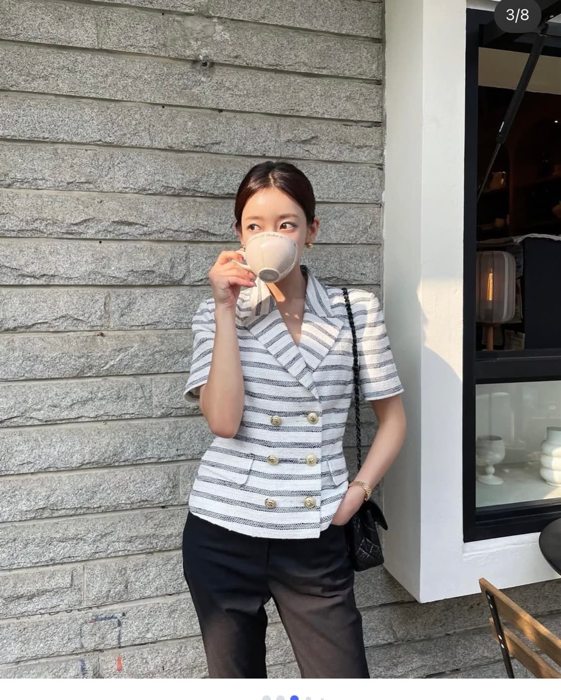 Cruise Stripe Tweed Jacket 상품이미지3