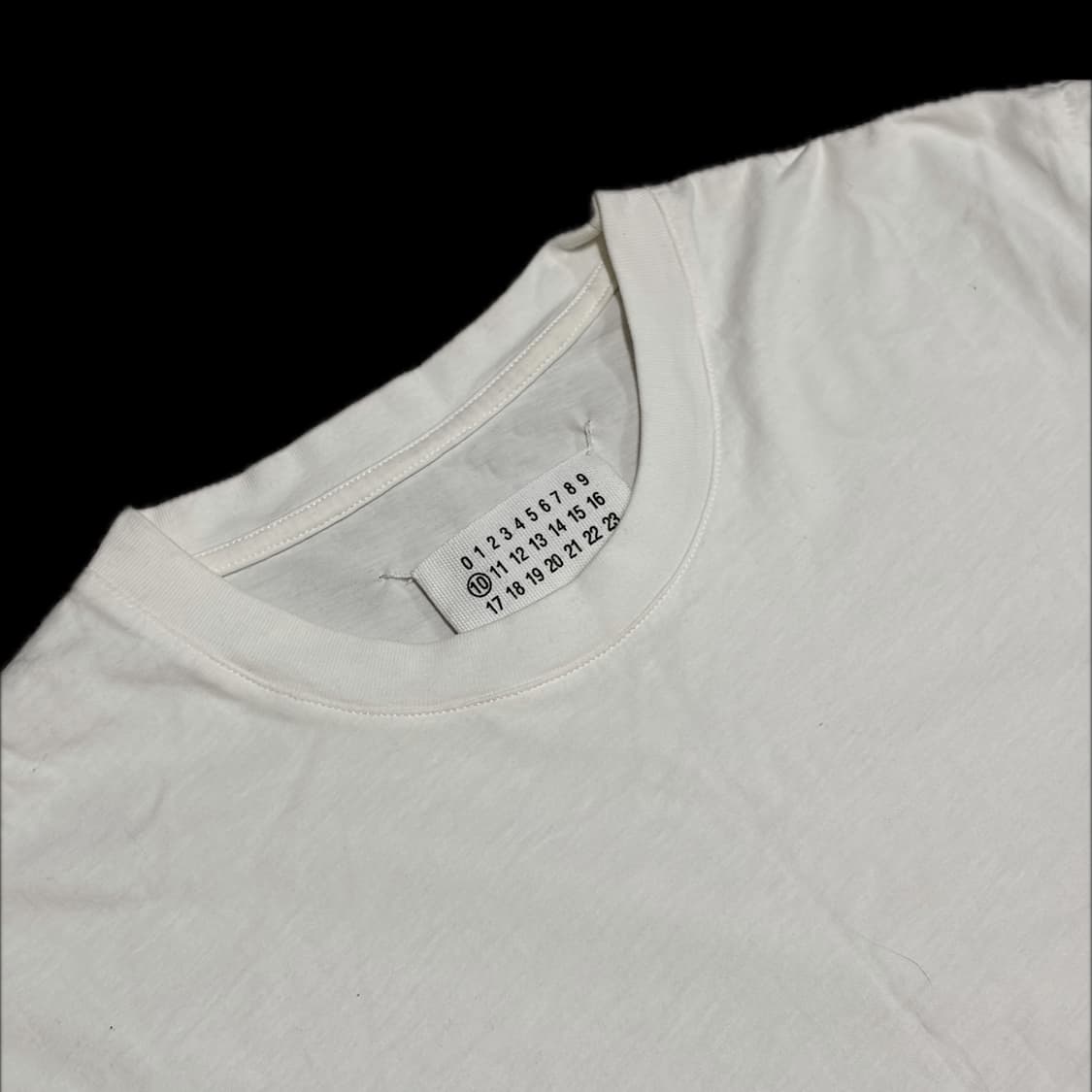 마르지엘라 백스티치 20ss 10번라인 반팔 티셔츠 화이트 상품이미지1