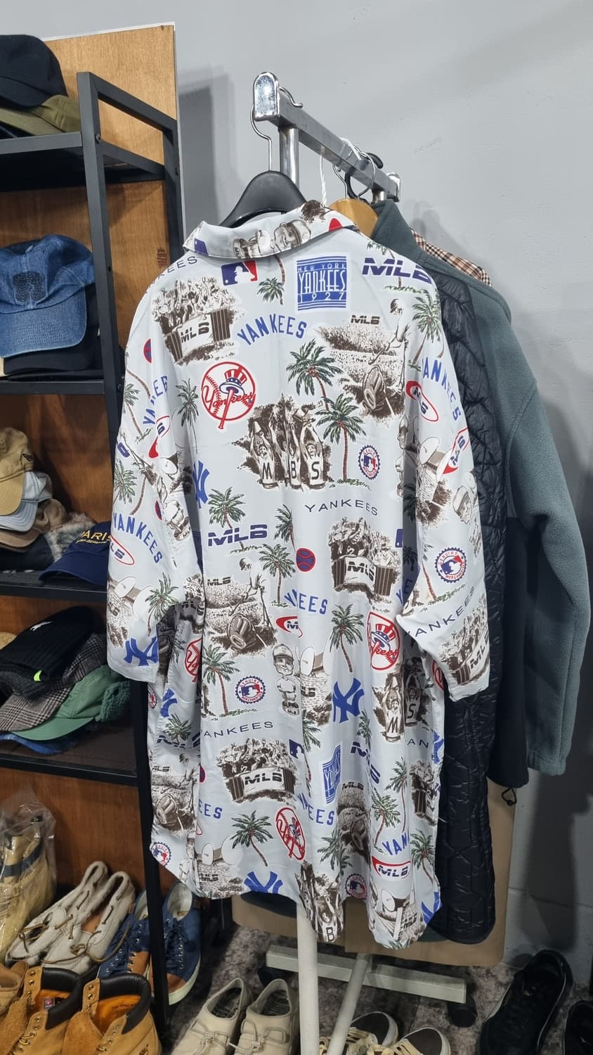 ((MLB)) 쿠퍼스타운 컬렉션 양키스 하와이안 셔츠 115(3xL) 상품이미지2