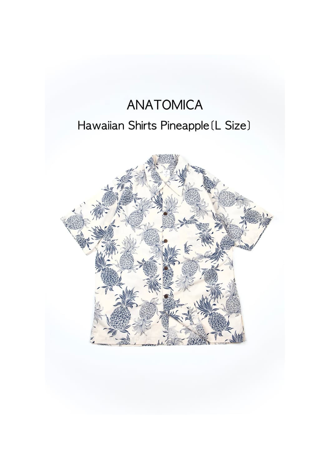 Anatomica 하와이안 셔츠 파인애플  상품이미지1
