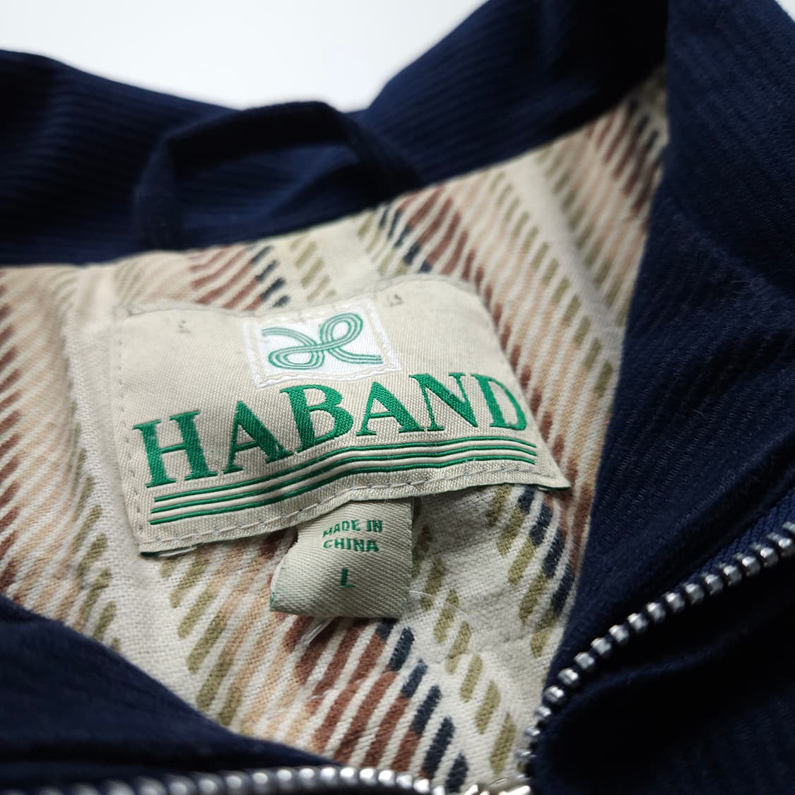 HABAND 이너 체크 코듀로이 자켓 (XL) 상품이미지6