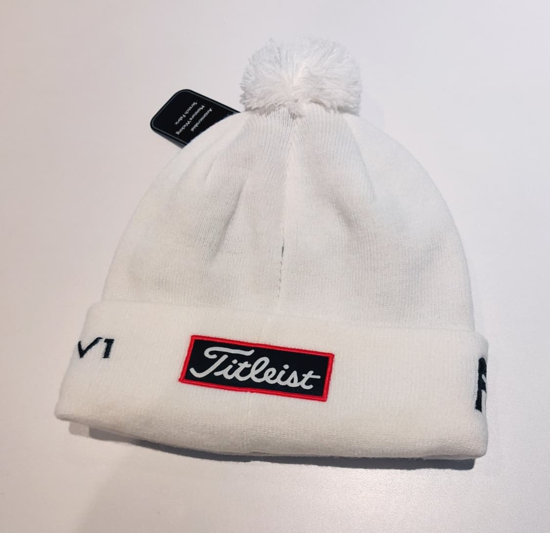 💥(새상품) 타이틀 리스트 비니 (화이트)
 상품이미지1