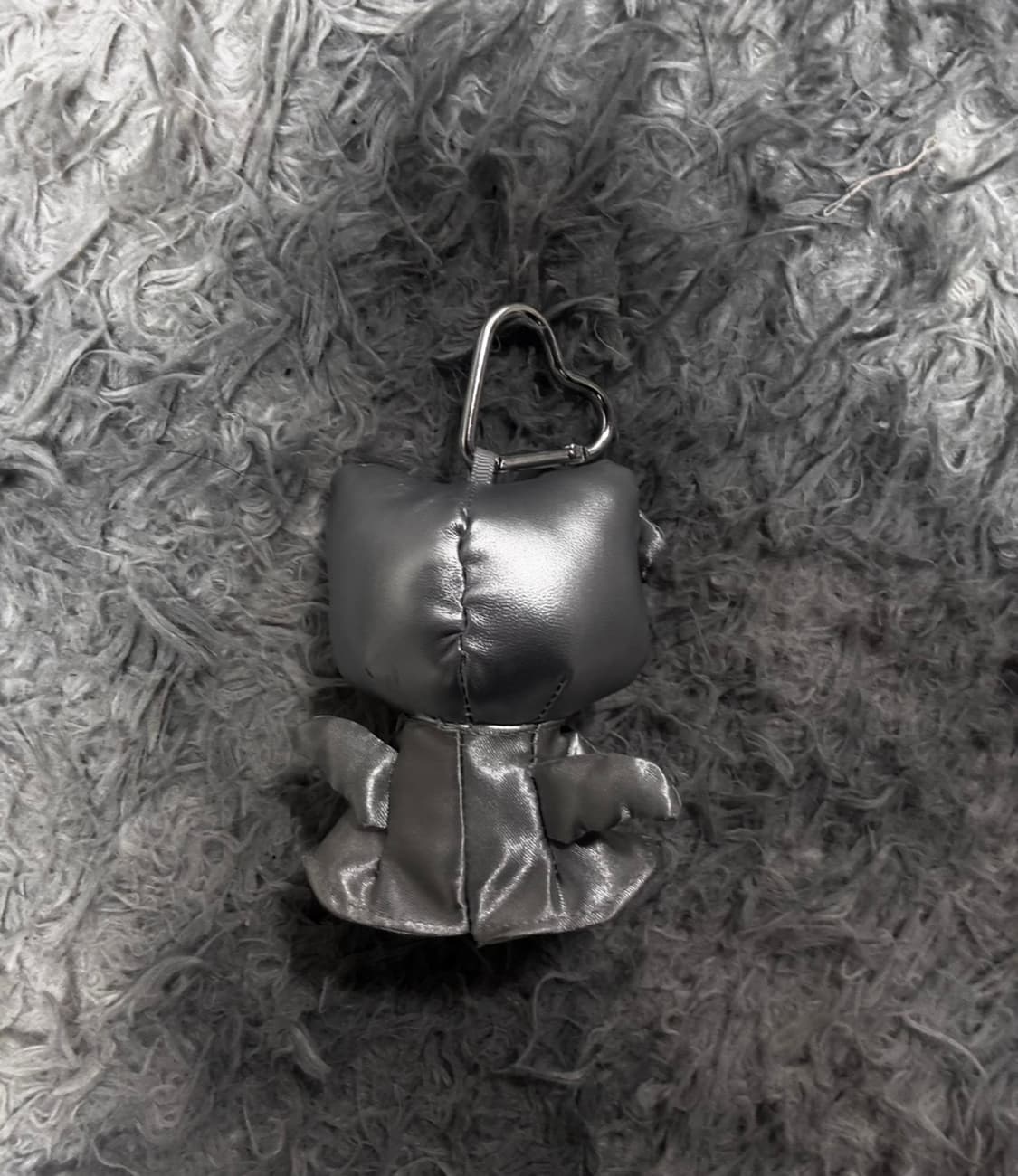 헬로키티 인조가죽 엔젤 마스코트 키링 실버 상품이미지2