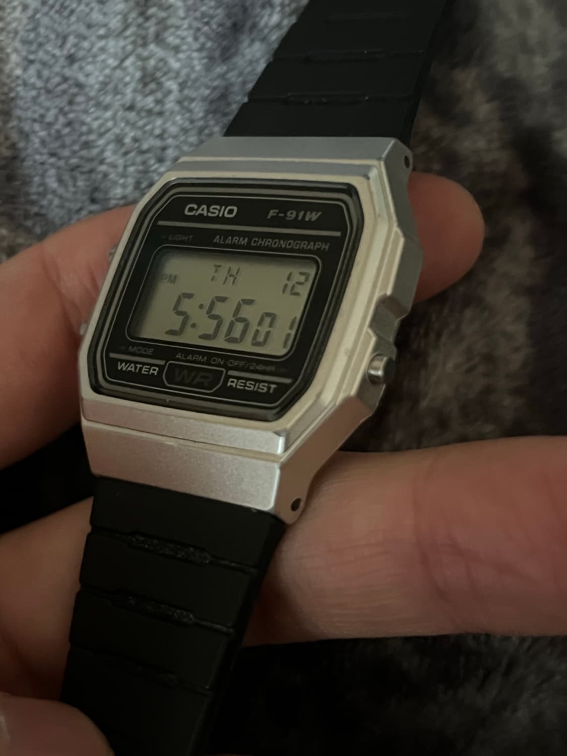 카시오 f-91w 손목시계 블랙 상품이미지3