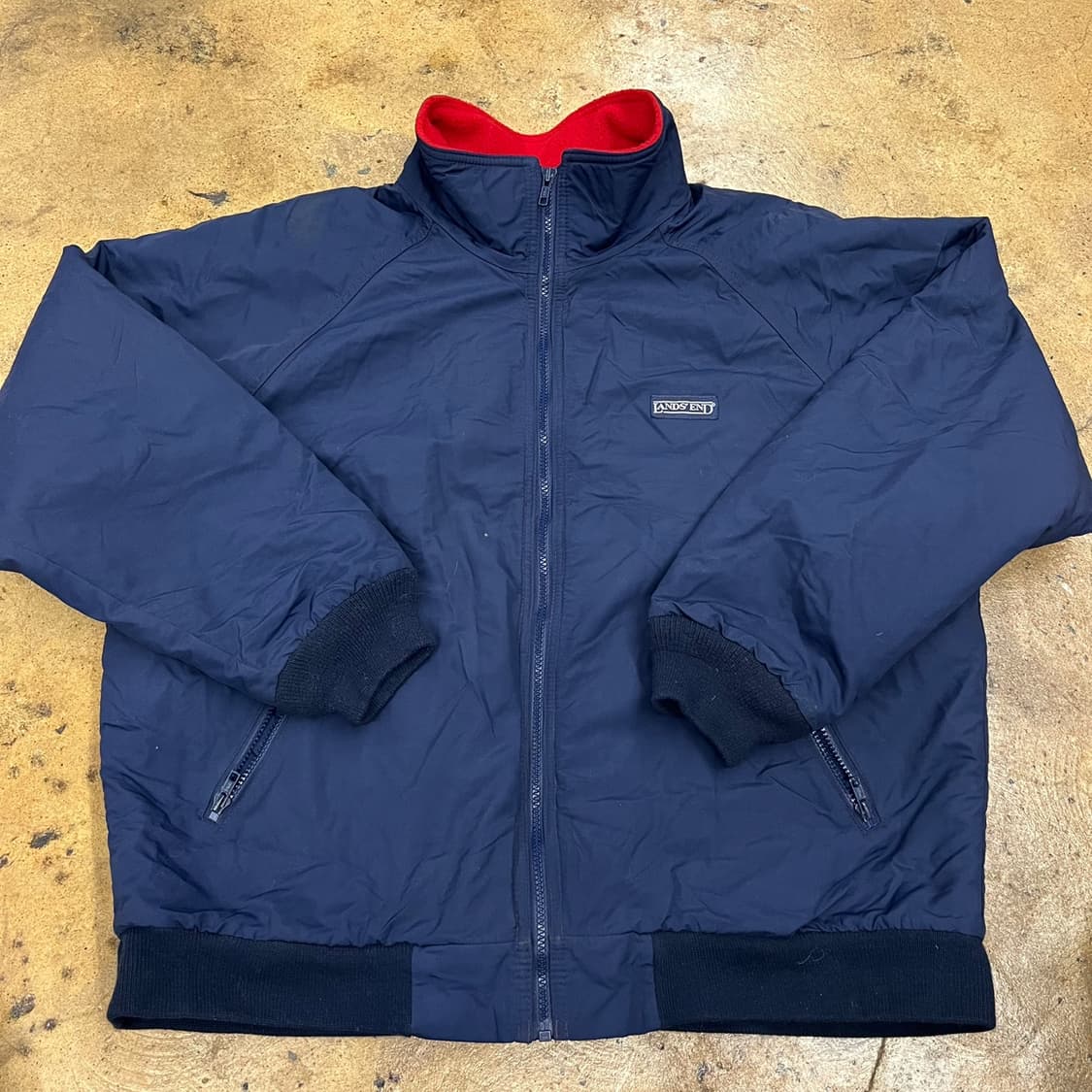 [정품/L] 랜즈앤드 빈티지  플리스 봄버 자켓 b16 상품이미지2