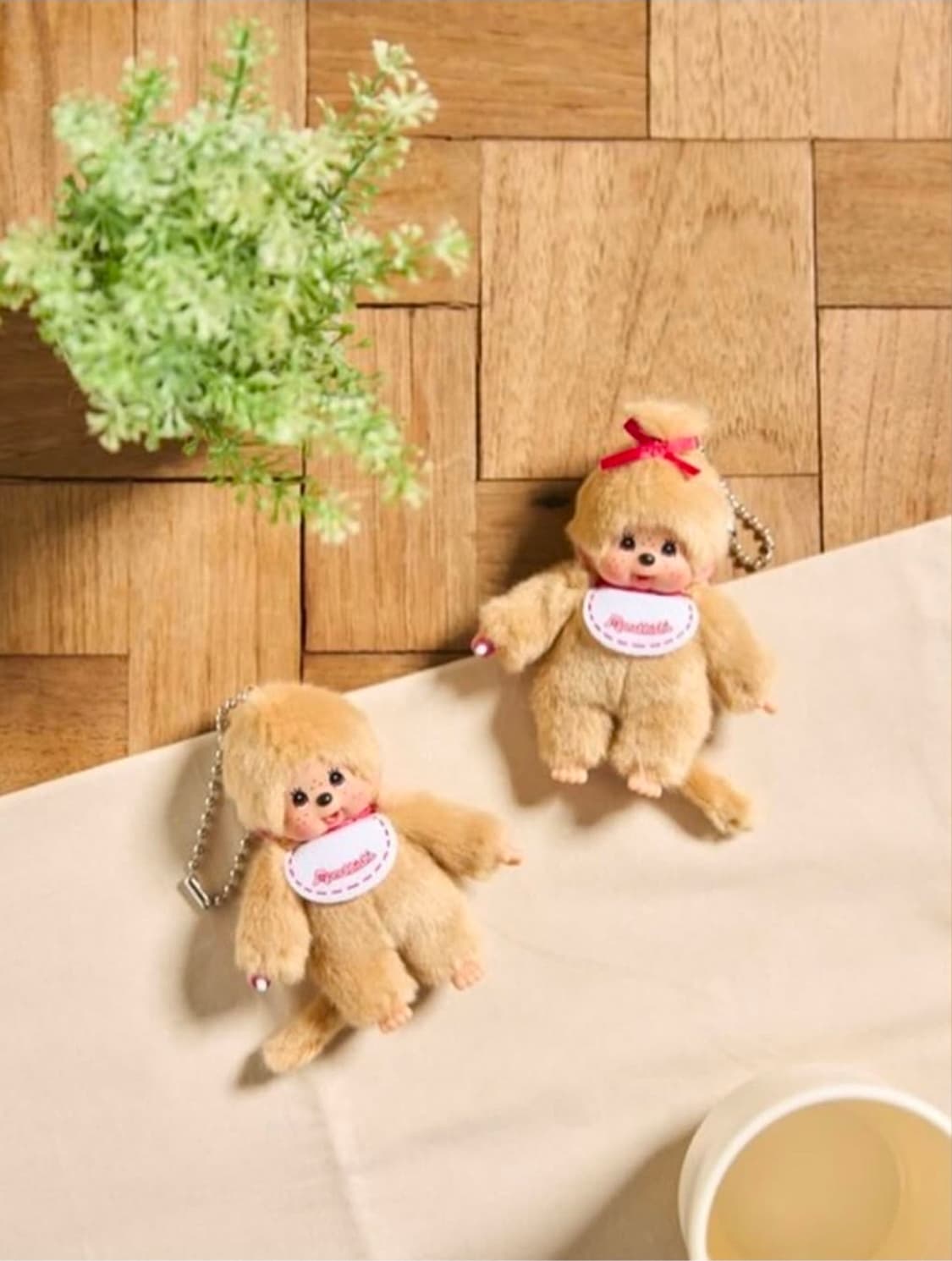 몬치치 스탠다드 미니어쳐 키링 베이지 색상 신상 남아,여아 상품이미지1