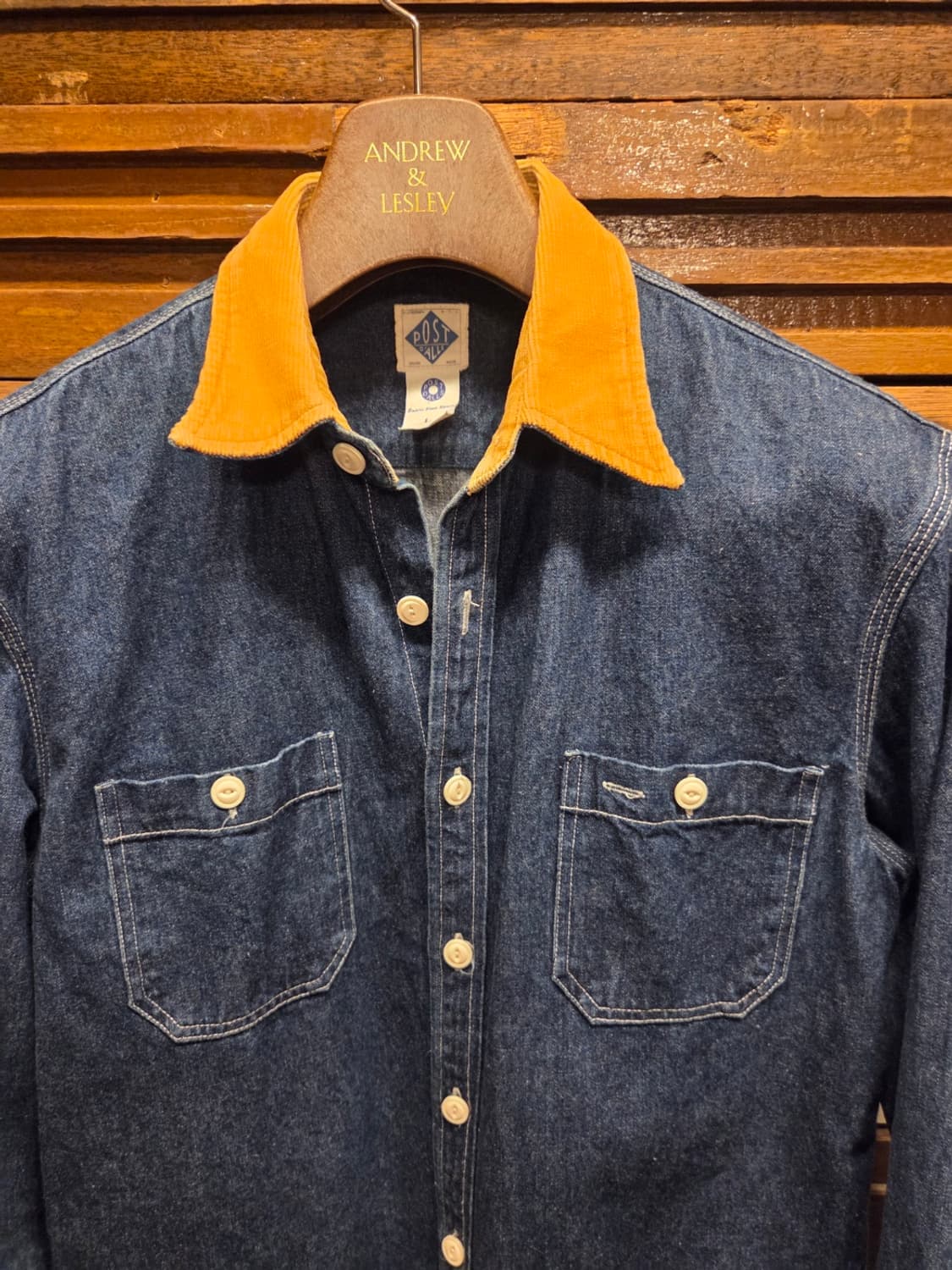 포스트오버롤즈 데님셔츠 상품이미지2