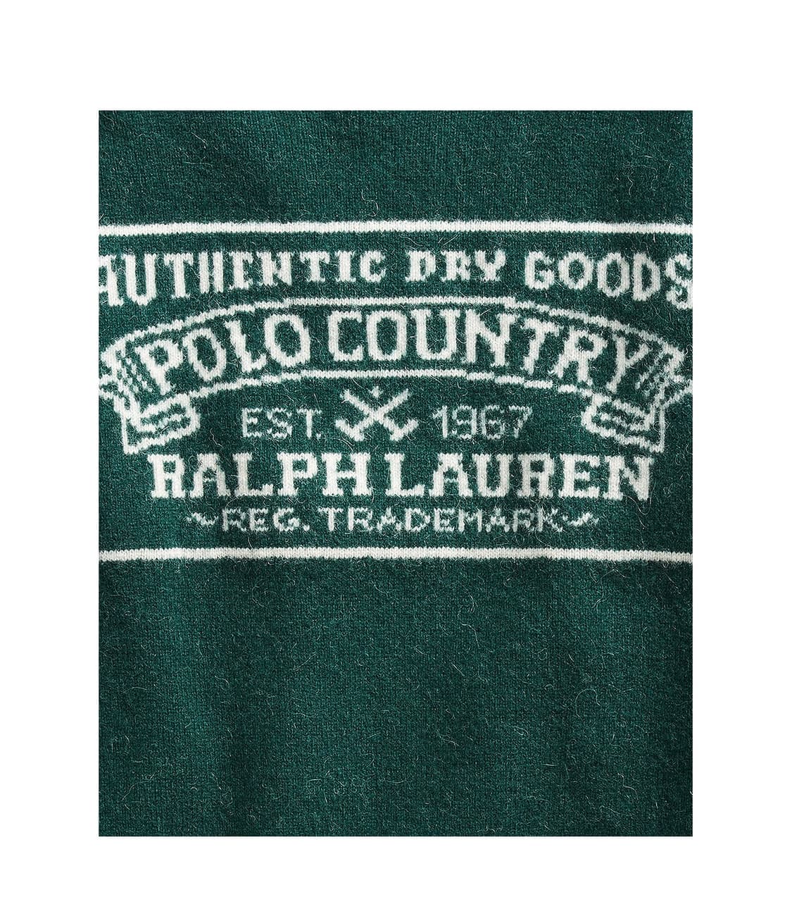 폴로 랄프로렌 컨트리 박스로고 울 니트 그린 M 상품이미지5