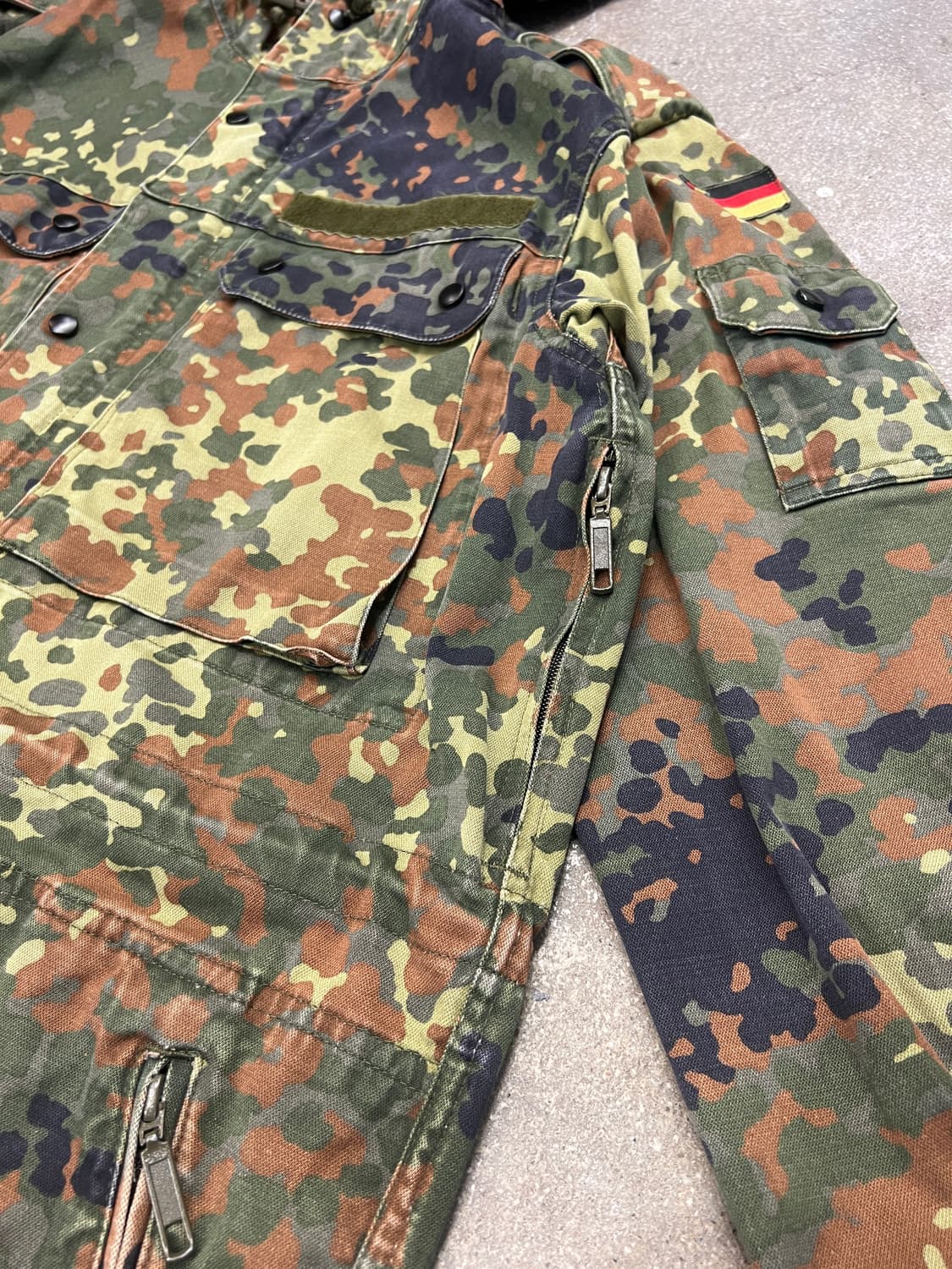 독일군 플렉탄 카모 필드 야상 자켓 상품이미지4