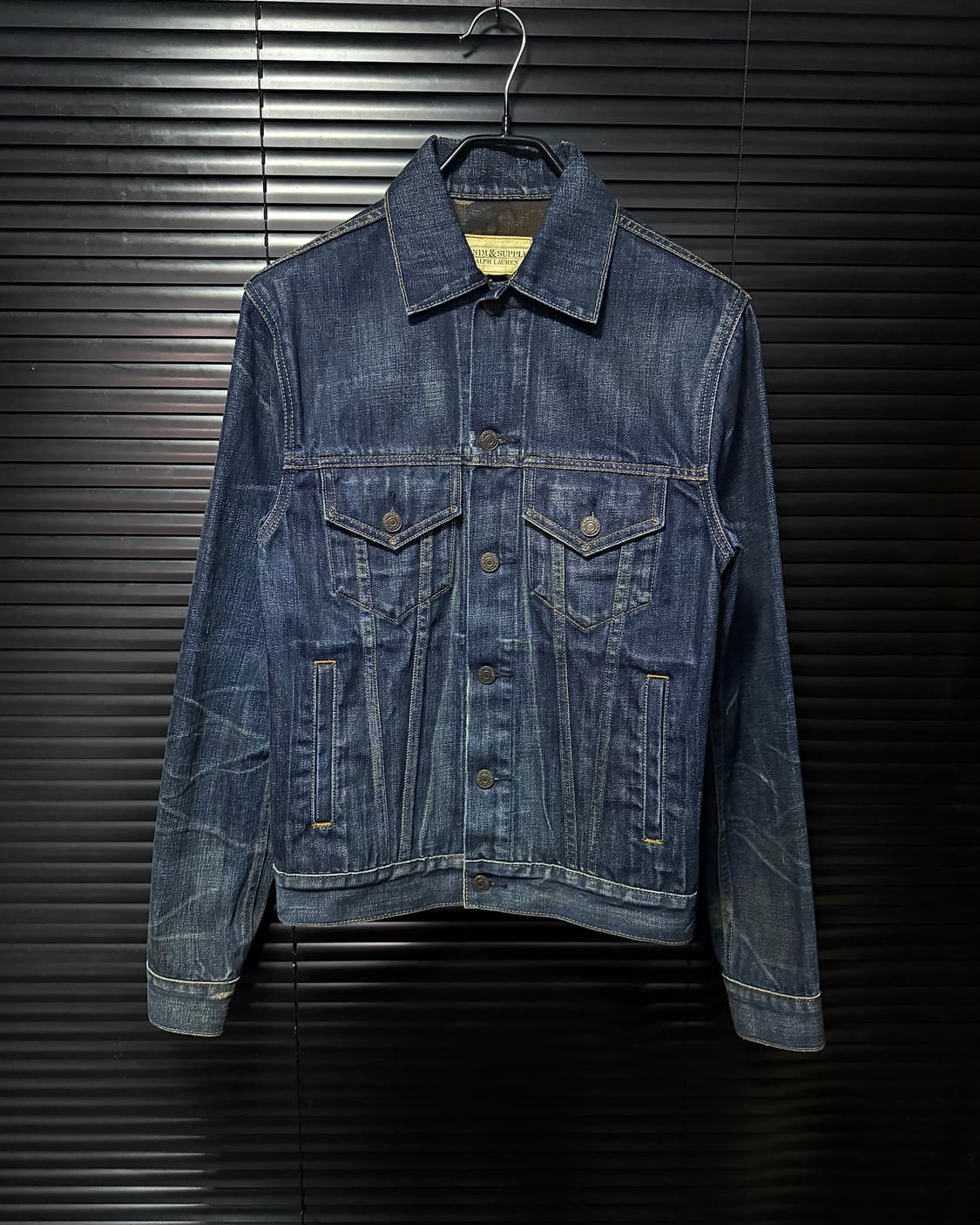 데님앤서플라이 폴로 랄프로렌 워싱 데님 청 자켓 트러커 워크 XS 카모 상품이미지3