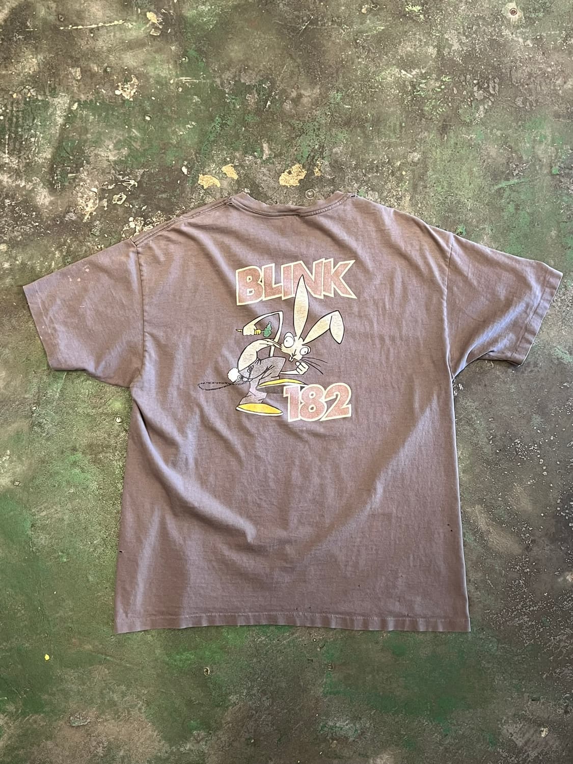 90's [XL] 블링크182 Anvil USA 싱글스티치 빈티지 밴드티 상품이미지9