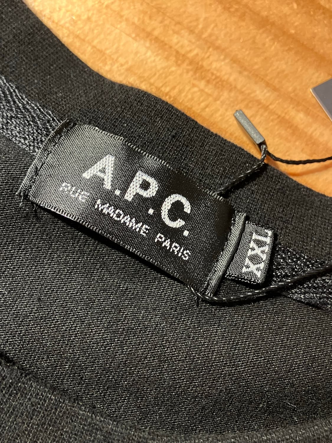 A.P.C 반팔 티셔츠 블랙 XXL  #csz2106 상품이미지5