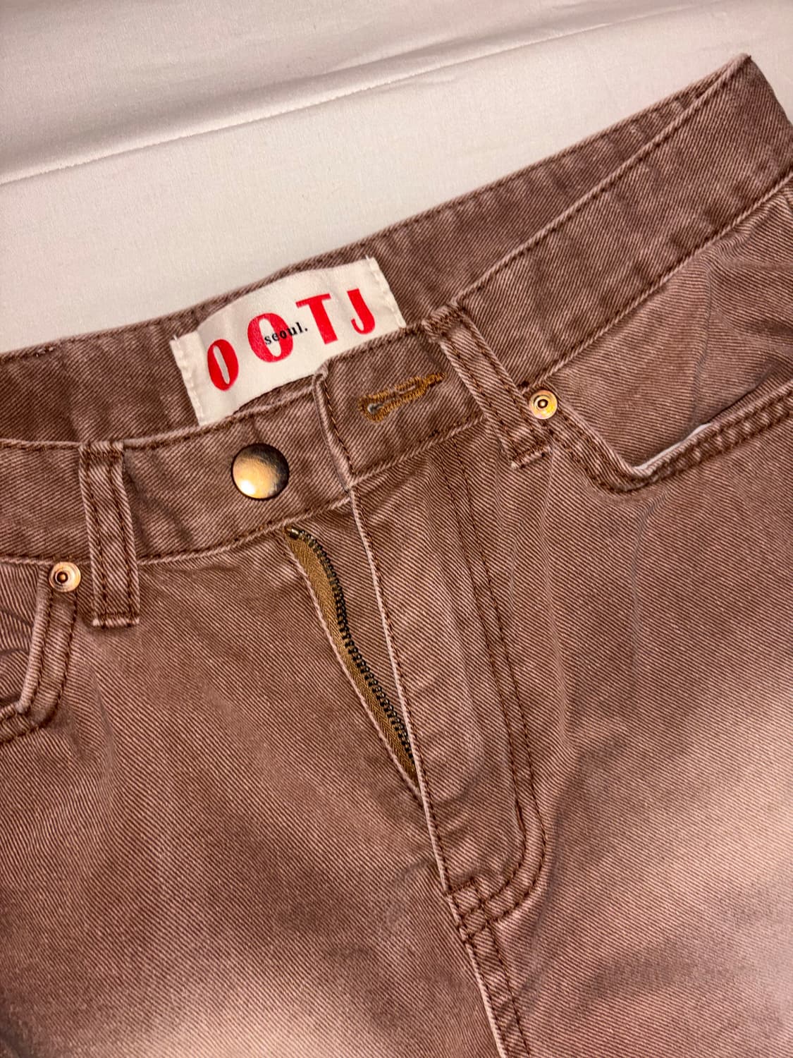 ootj 너드모리 브라운 바지  상품이미지2