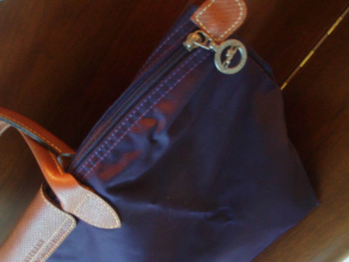 Longchamp vintage navy bag 상품이미지5