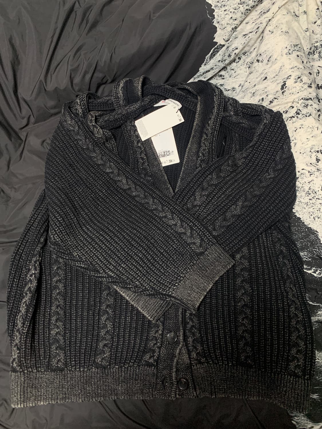 글렌마틴스 h&m 케이블 니트 가디건 L 상품이미지1