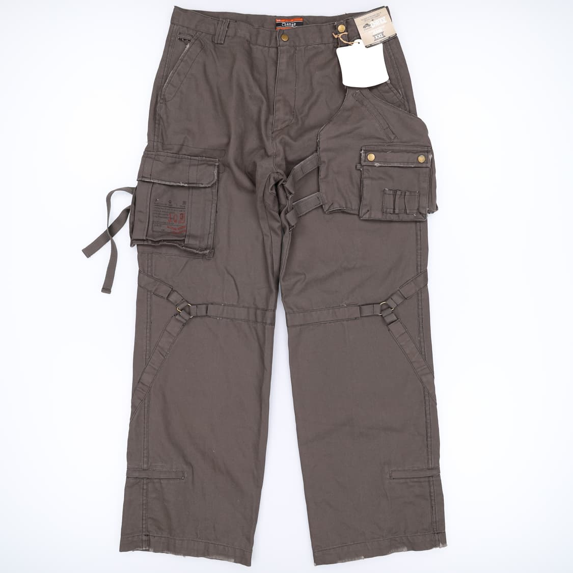 [XXL] 새상품 빈티지 멀티 포켓 워크 테크 카고 바지 3796 상품이미지1