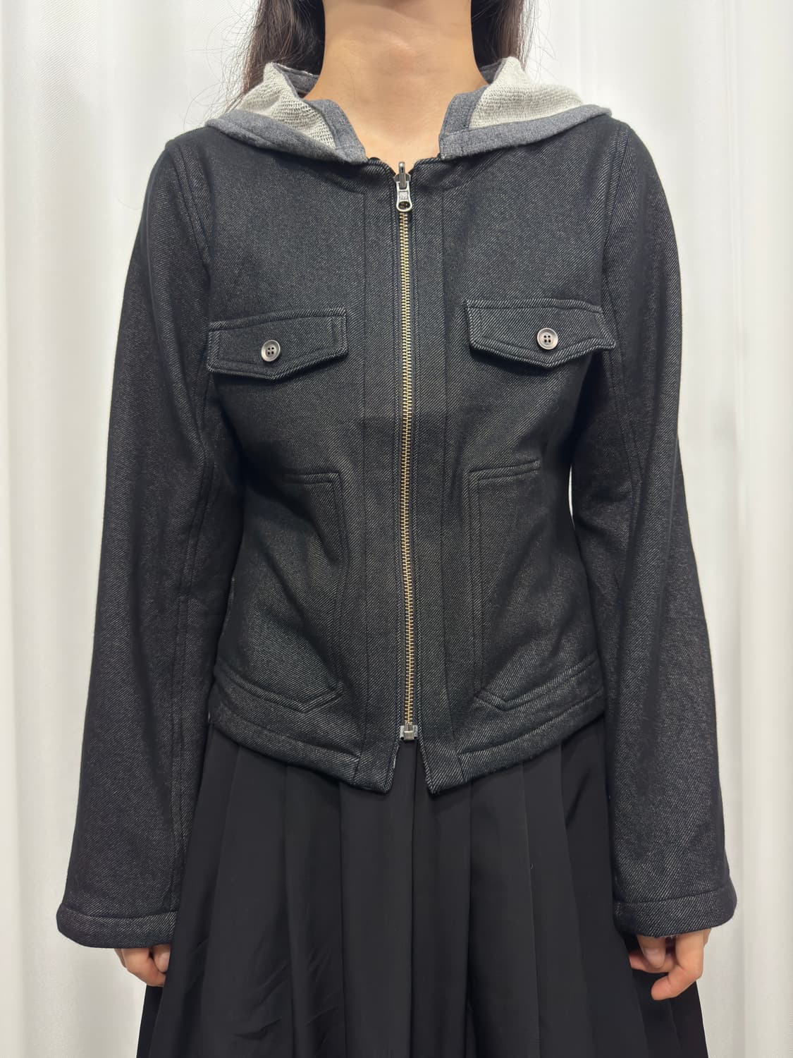 reversible hood jacket 상품이미지1