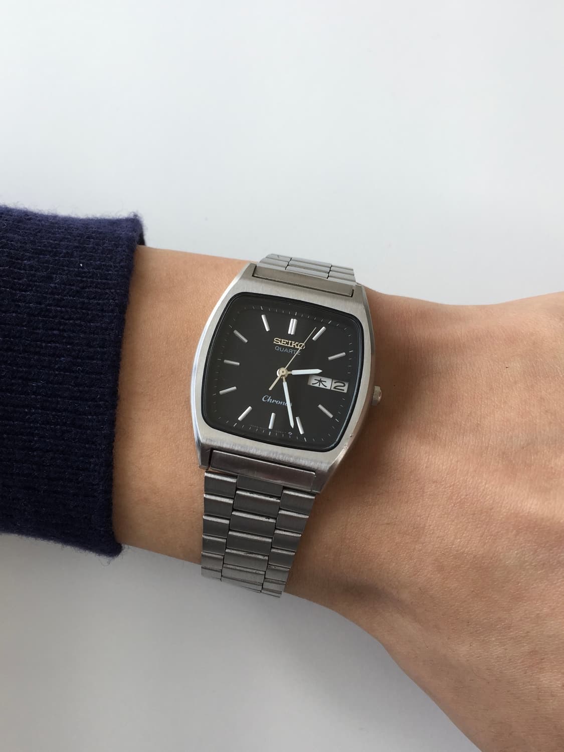 80s seiko chronos square quartz(ver.2) 상품이미지1