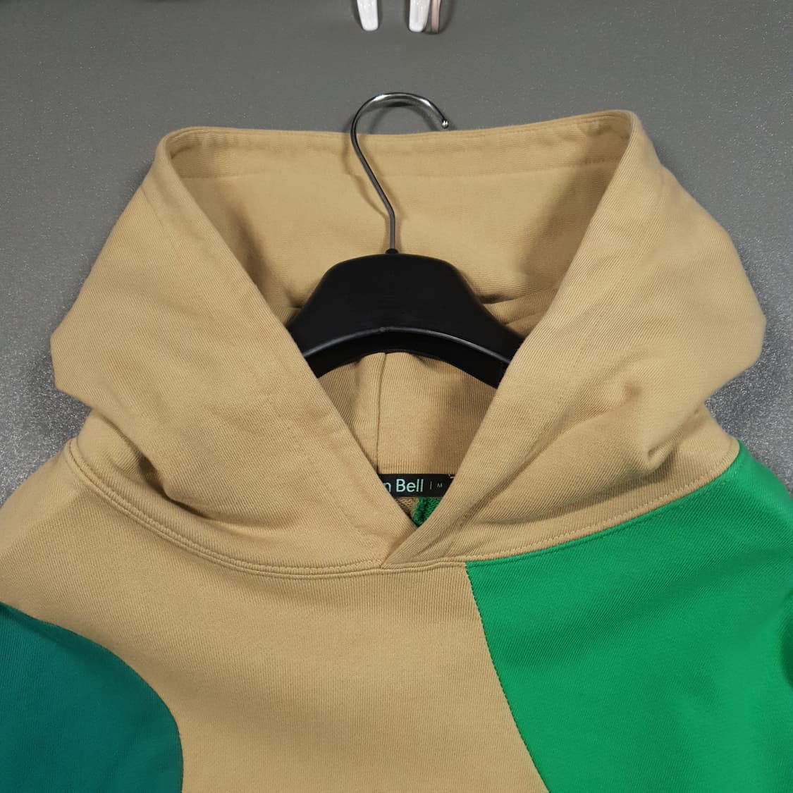 실측 XL (105) 앤더슨벨 콘트라스트 커브드 후디 오버핏 후드티 희귀 상품이미지6