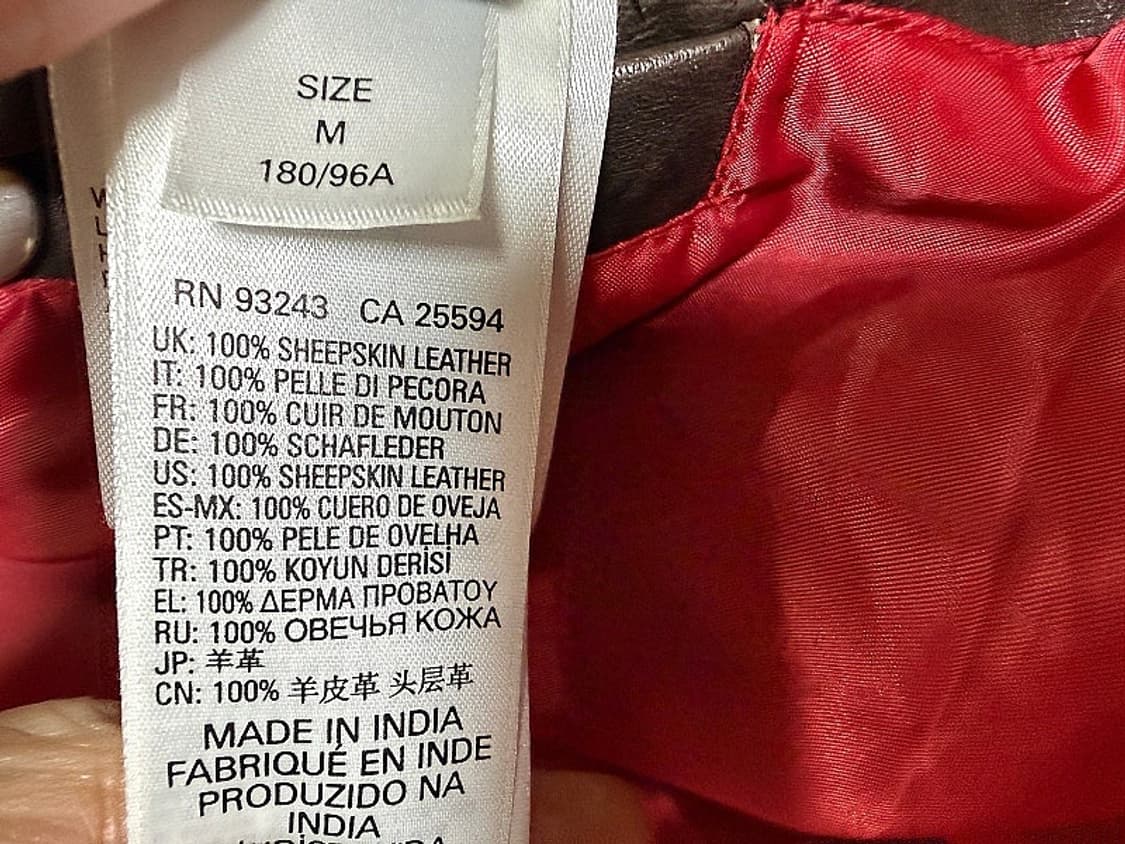 디젤 가죽 자켓 남성용 100사이즈 상품이미지8