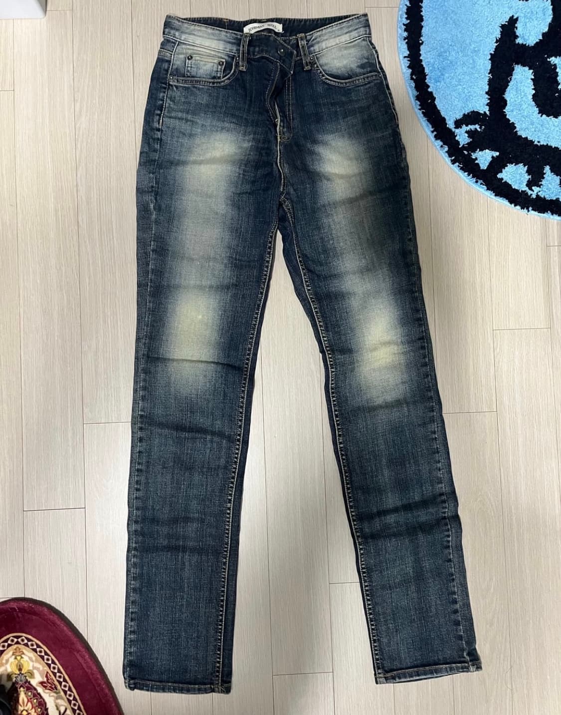 보헤미안 서울 bohemian seoul 스트레이트진 블루 상품이미지1