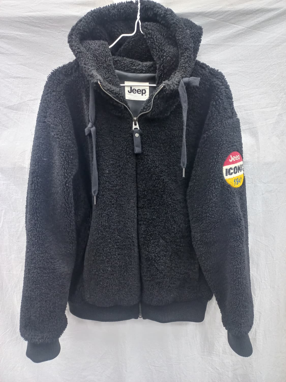 Jeep 양털 뽀글이 후드집업 L(100) 상품이미지1