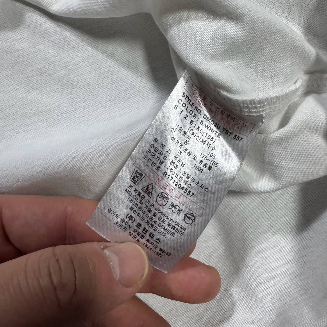 디키즈 화이트 빅로고 반팔 상품이미지5
