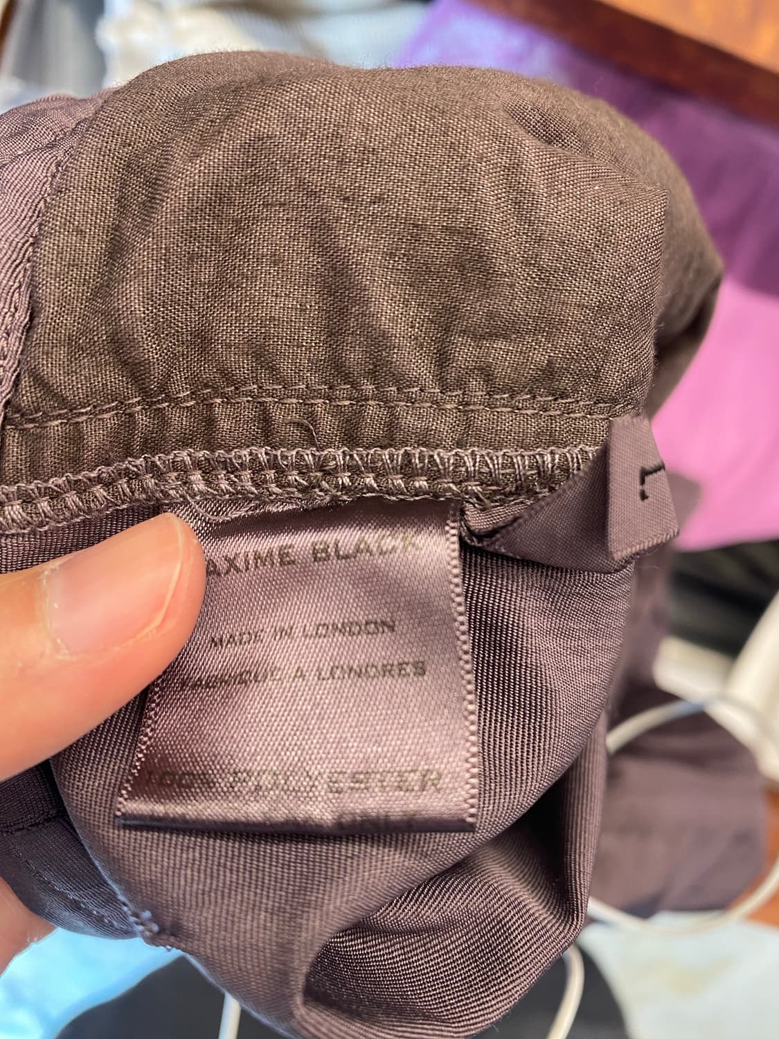 (Nhs only)Maxime Black Purple Shorts 상품이미지7