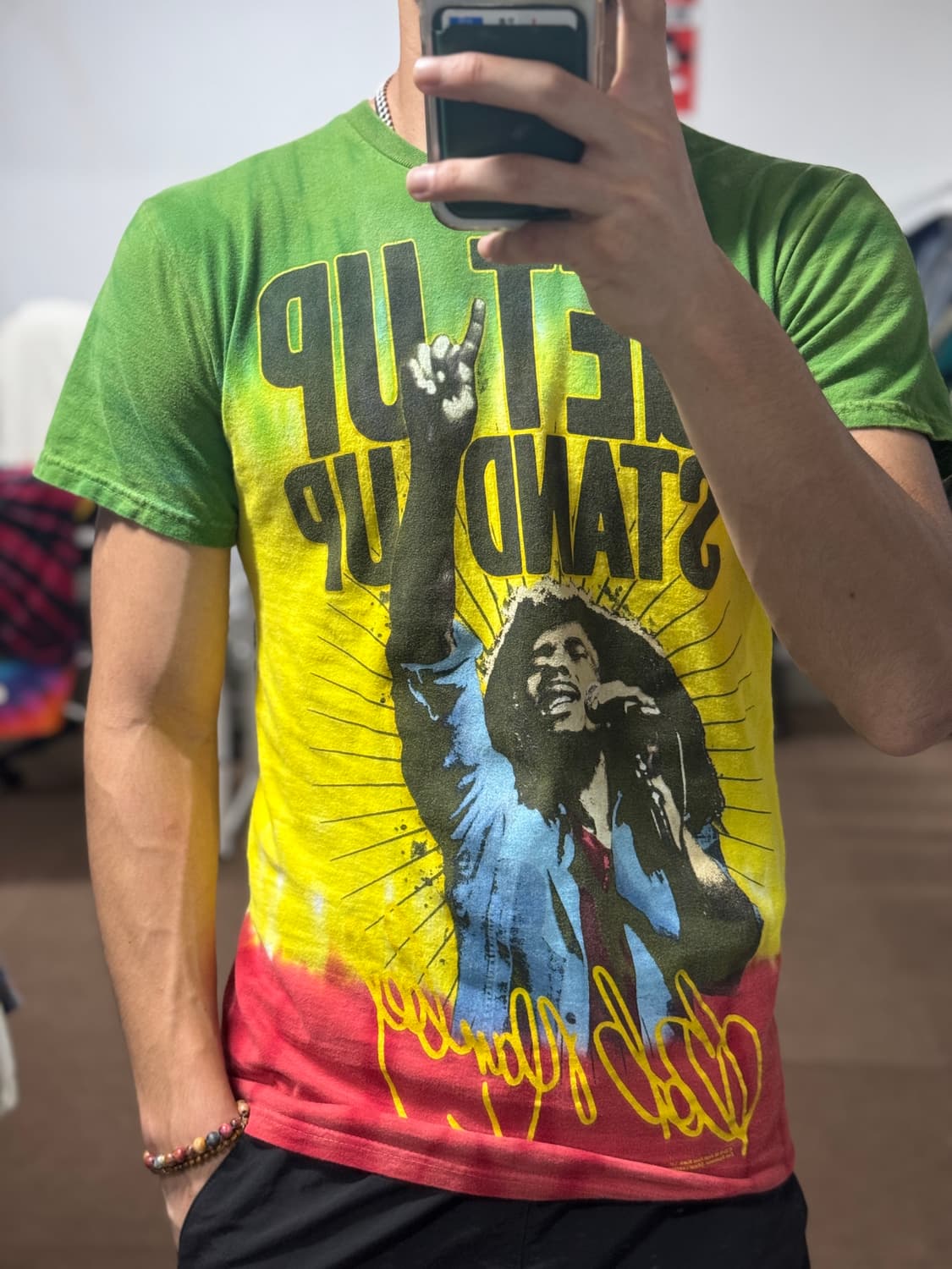 Bob Marley Tie Dye T-Shirt 상품이미지2