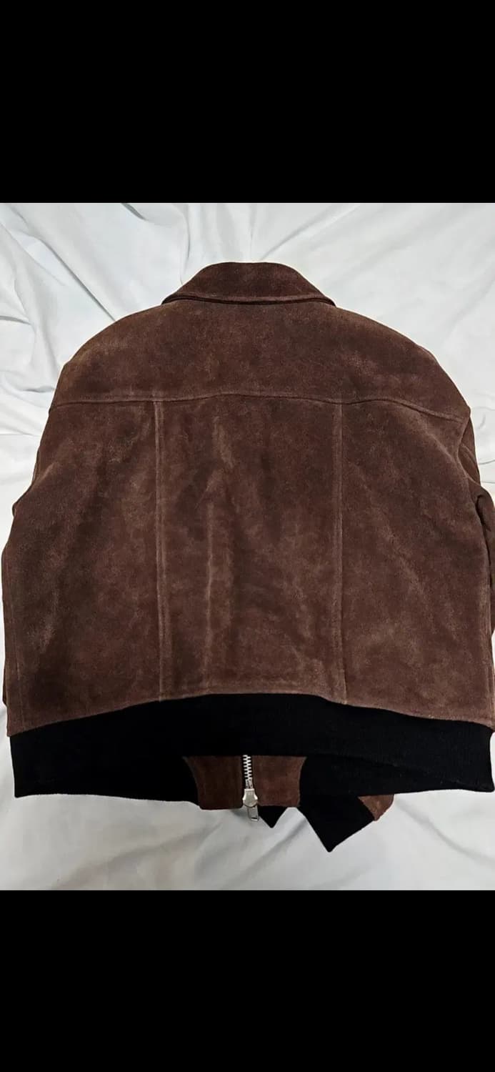 앤드로스 스웨이드 다크 브라운 블루종 자켓(L) 상품이미지5