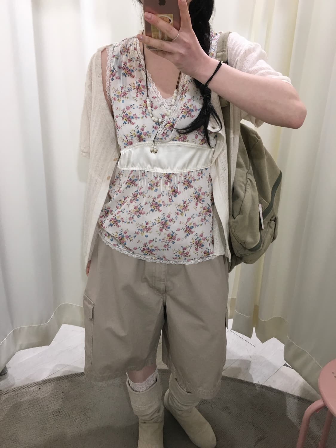 Nini lack crochet cardigan 상품이미지2