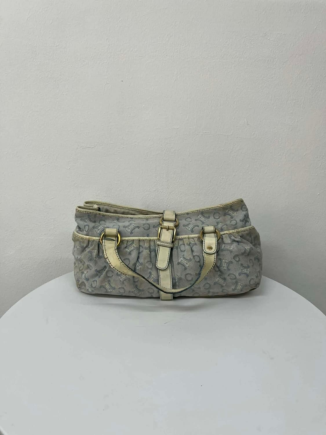 셀린느 빈티지 마카담 캔버스 숄더백 토트백 상품이미지1